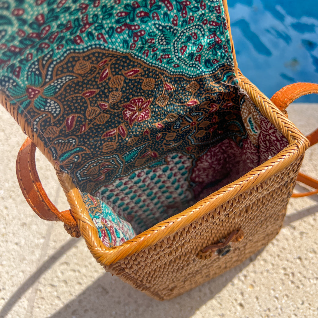 Ata Vine Cell Phone Resort Crossbody Bag