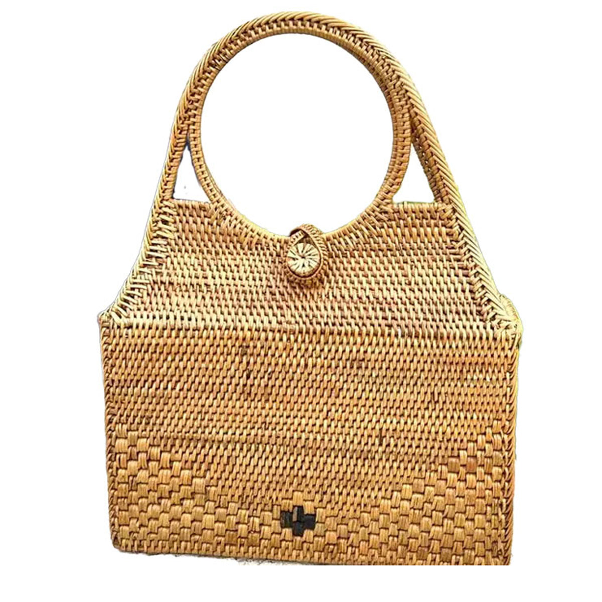 Pre-Order (Ships Oct 30) Ata Vine Round Handle Summer Resort Handbag