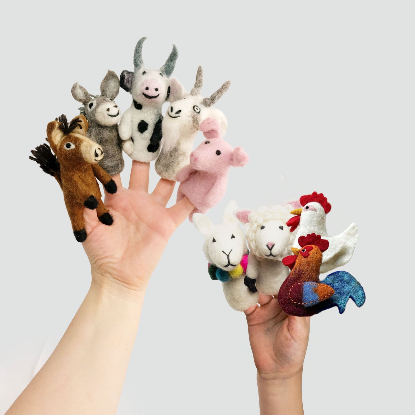 Finger Puppets - Sensory Play - Barnyard Buddies