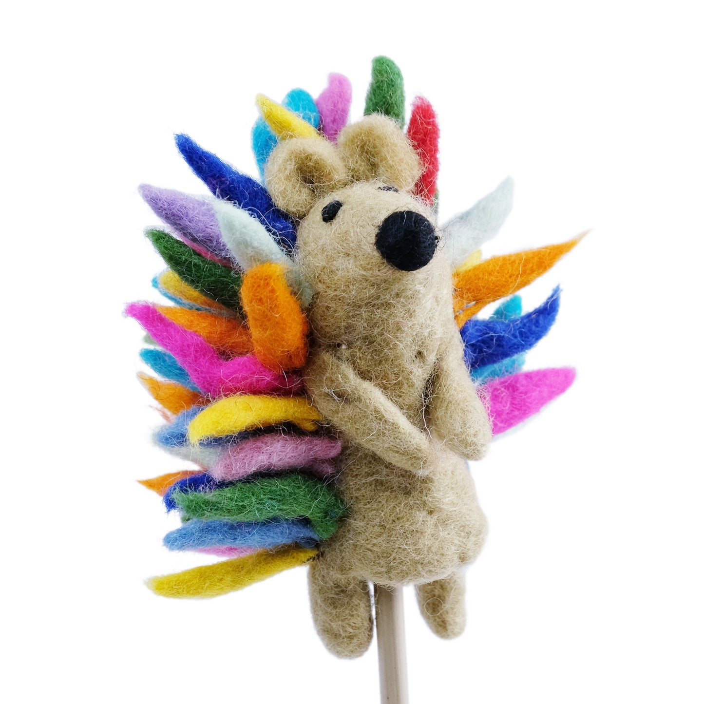 Finger Puppets - Sensory Play - Rainbow Hedgehog