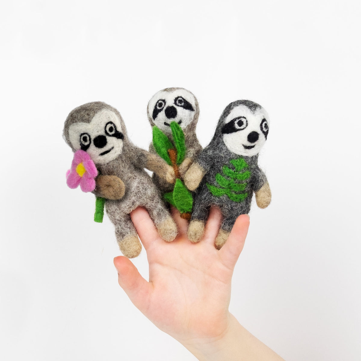 Finger Puppets - Sensory Play - Sloth