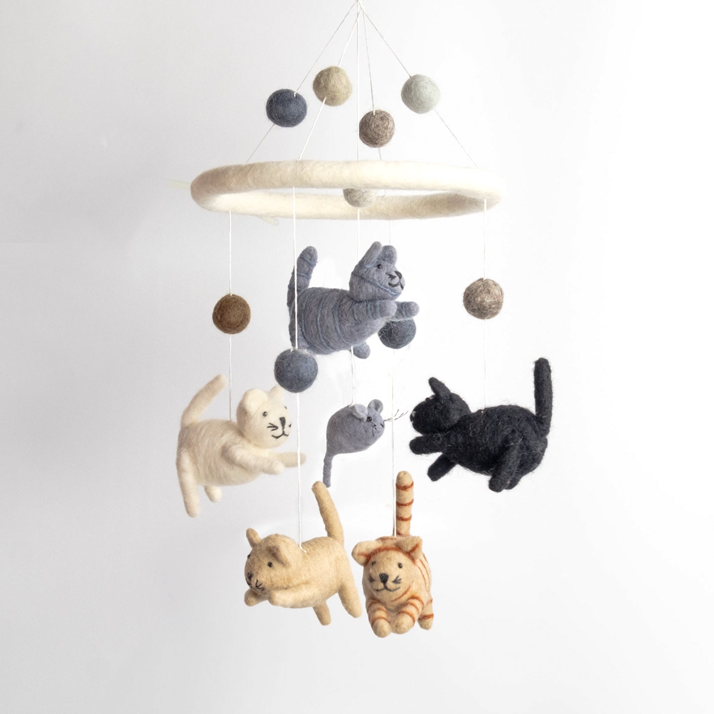 Baby Mobile - Nursery Décor - Cat and Mouse