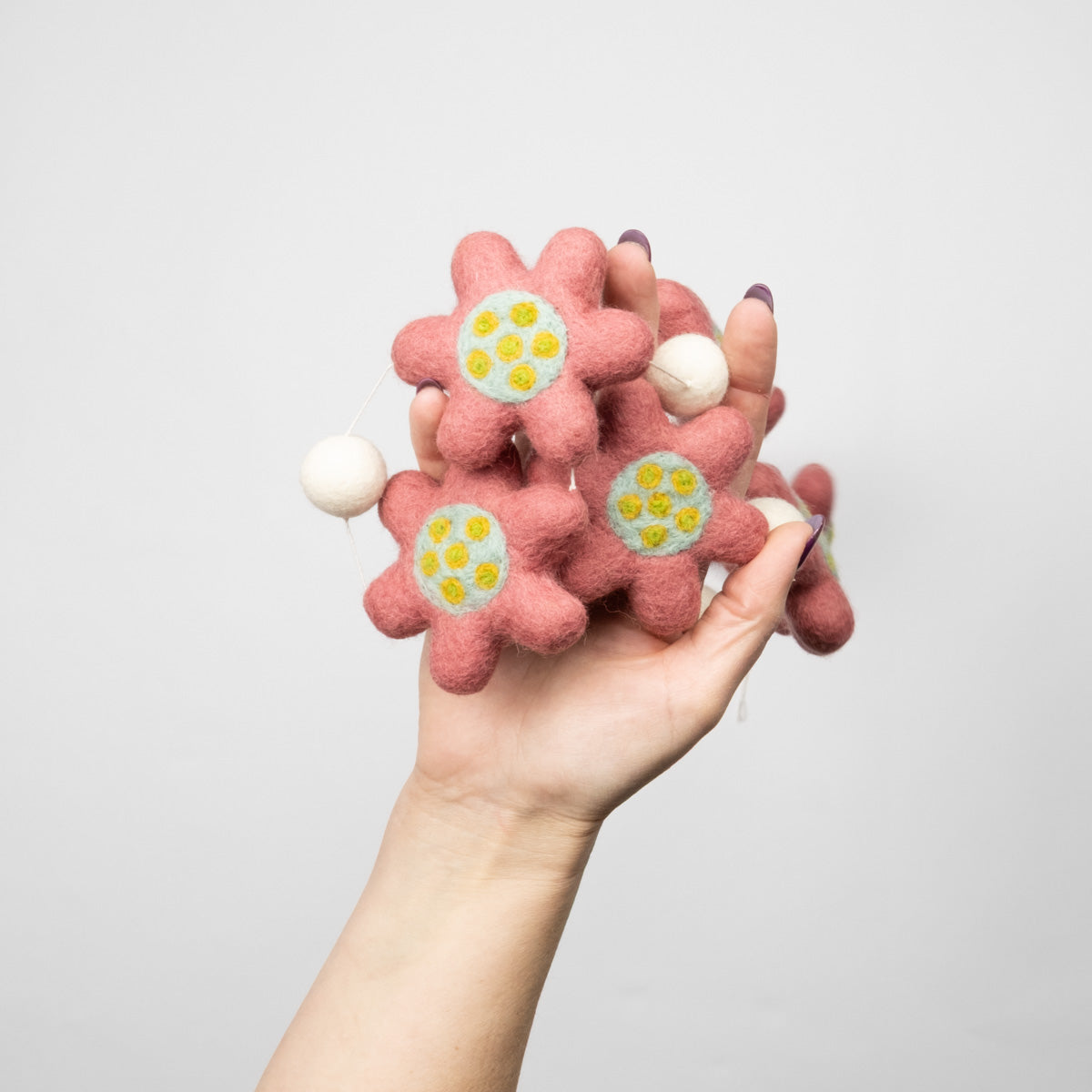 Garland - Wall Décor - Pink Flower Power