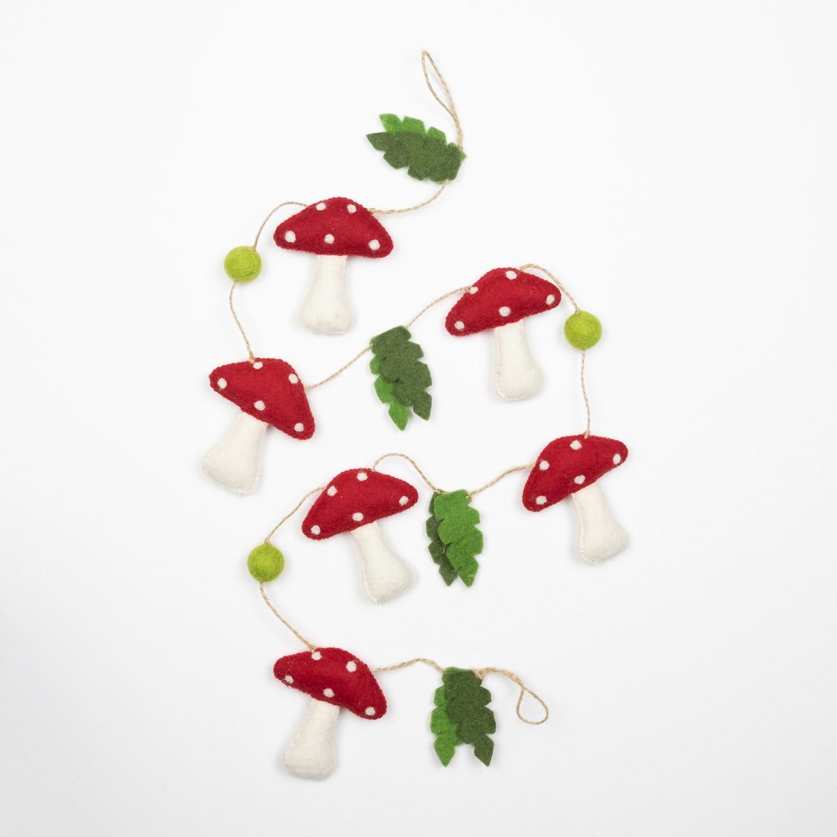 Garland - Wall Décor - Red Spotted Mushroom