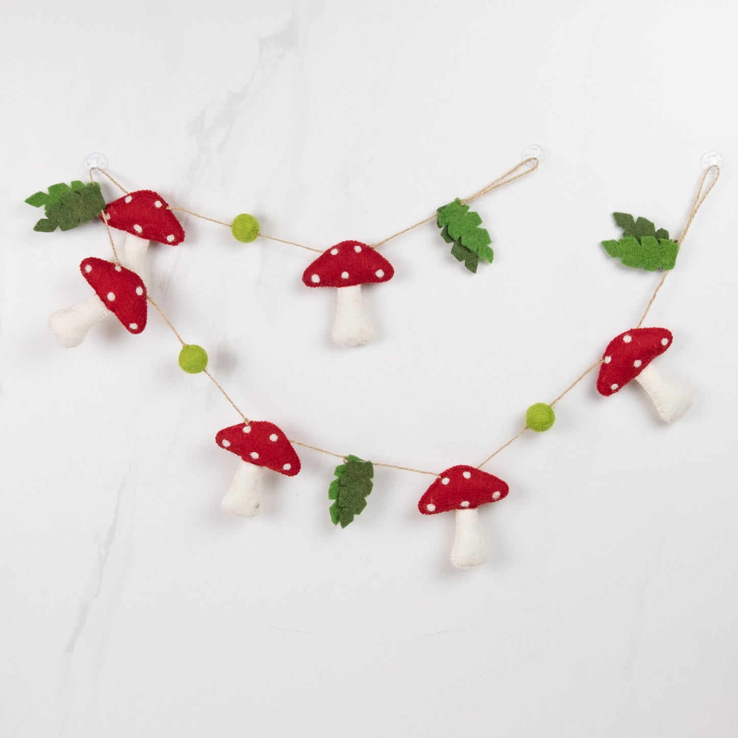 Garland - Wall Décor - Red Spotted Mushroom