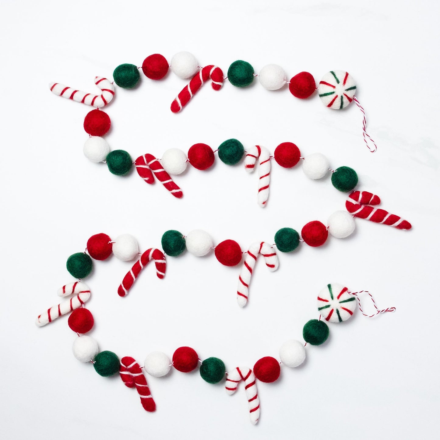 Garland - Christmas Decor - Candy Cane