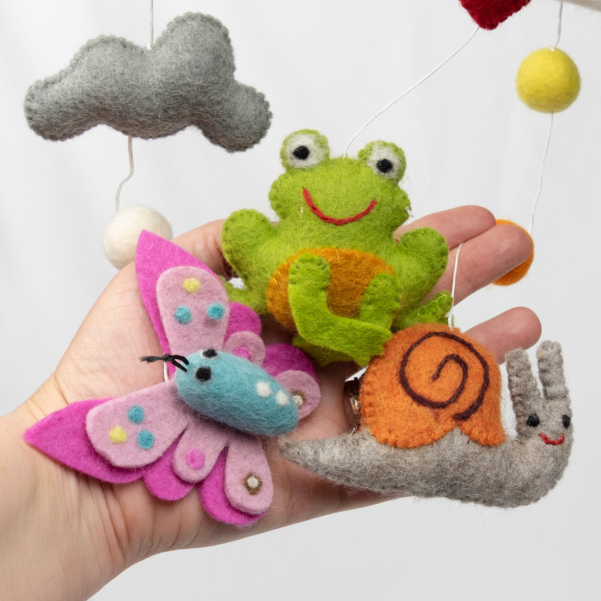 Baby Mobile - Nursery Décor - Springtime Garden Friends