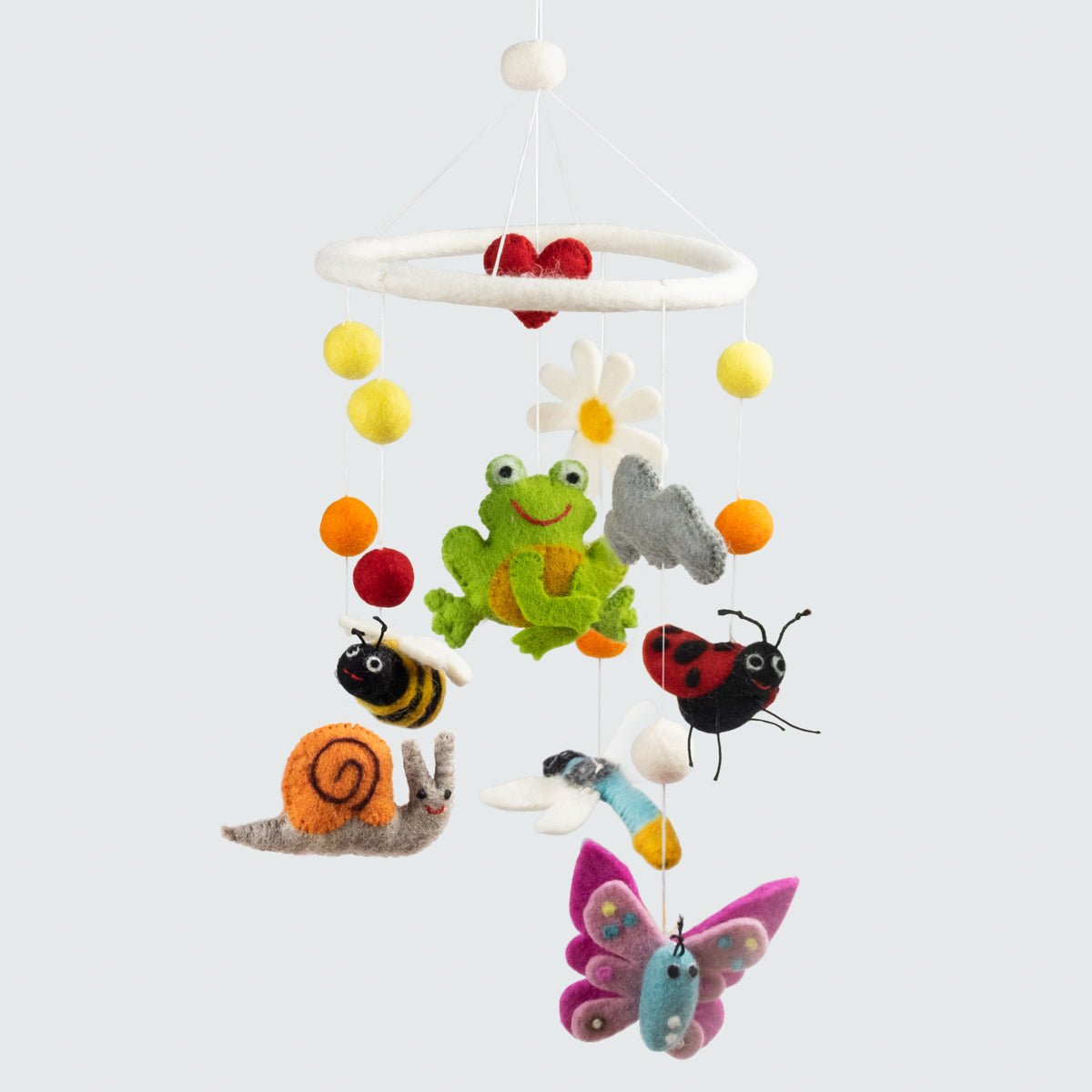 Baby Mobile - Nursery Décor - Springtime Garden Friends