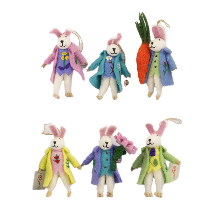 Ornament - Easter Decor - Pastel Bunny Ornament