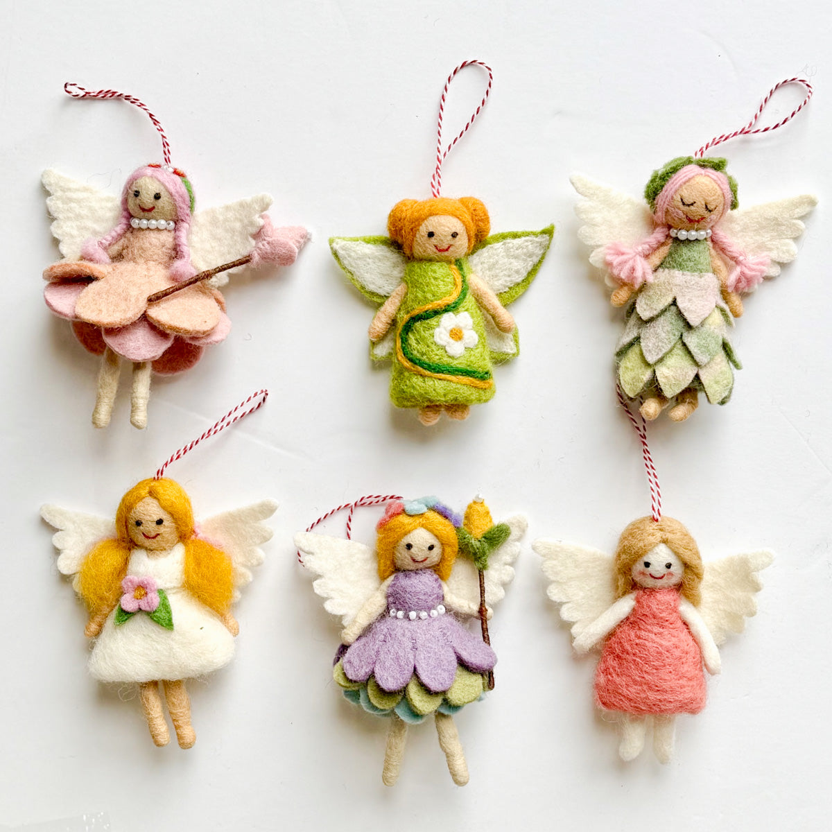 Ornament - Pastel Fairy Angel with wands
