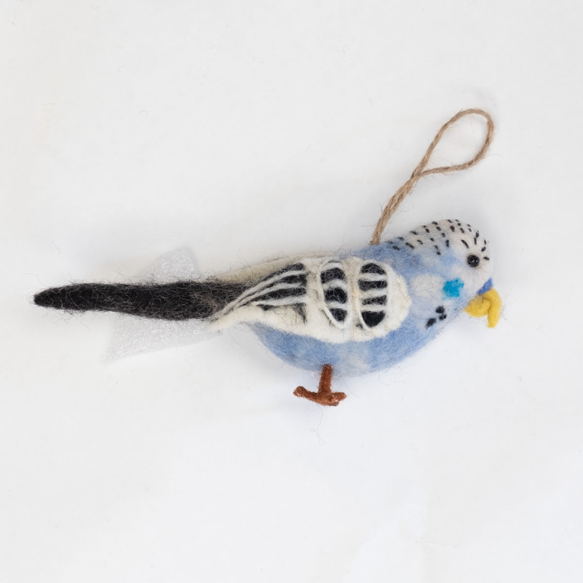 Ornament - Bird - Blue Parakeet