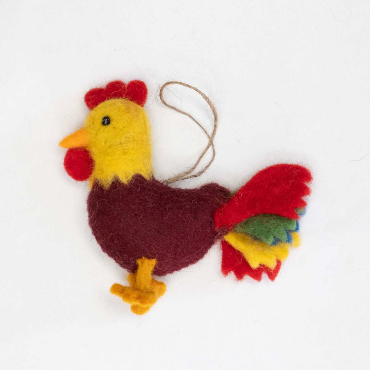 Ornament - Rooster with Big Tail