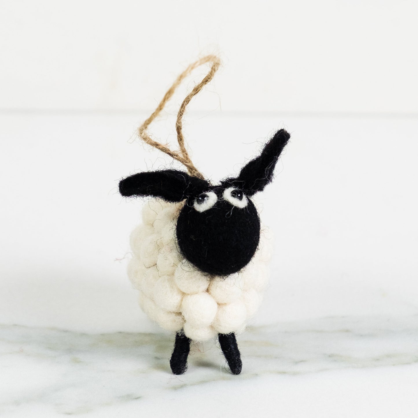 Ornament - White Ball Sheep