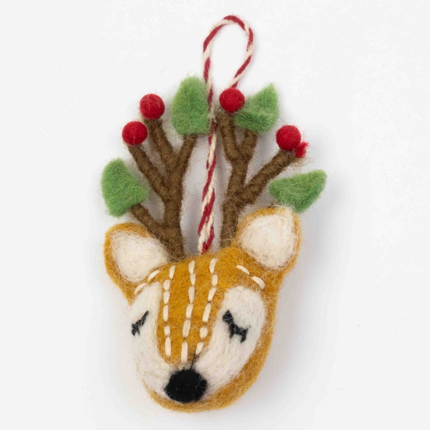 Ornament - Christmas Decor - Spotted Reindeer Head