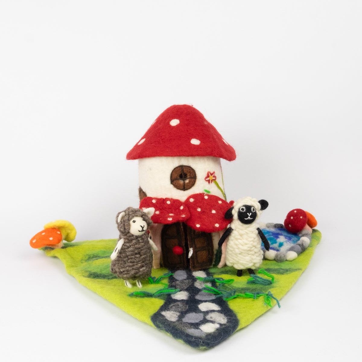 Finger Puppets - Activity Kit - Felt Magic Mushroom House