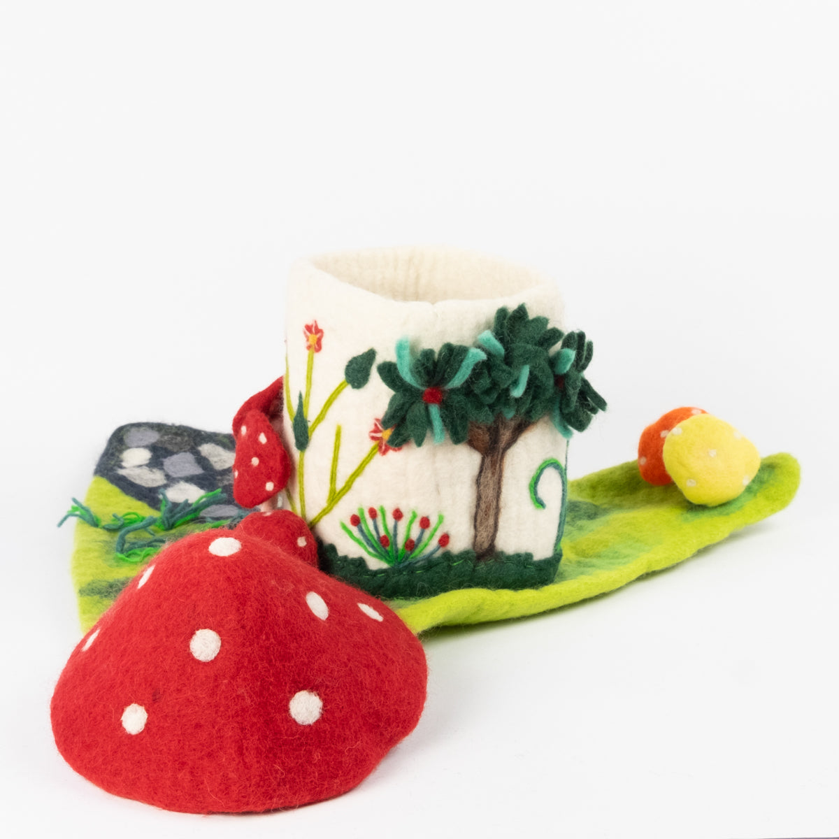 Finger Puppets - Activity Kit - Felt Magic Mushroom House