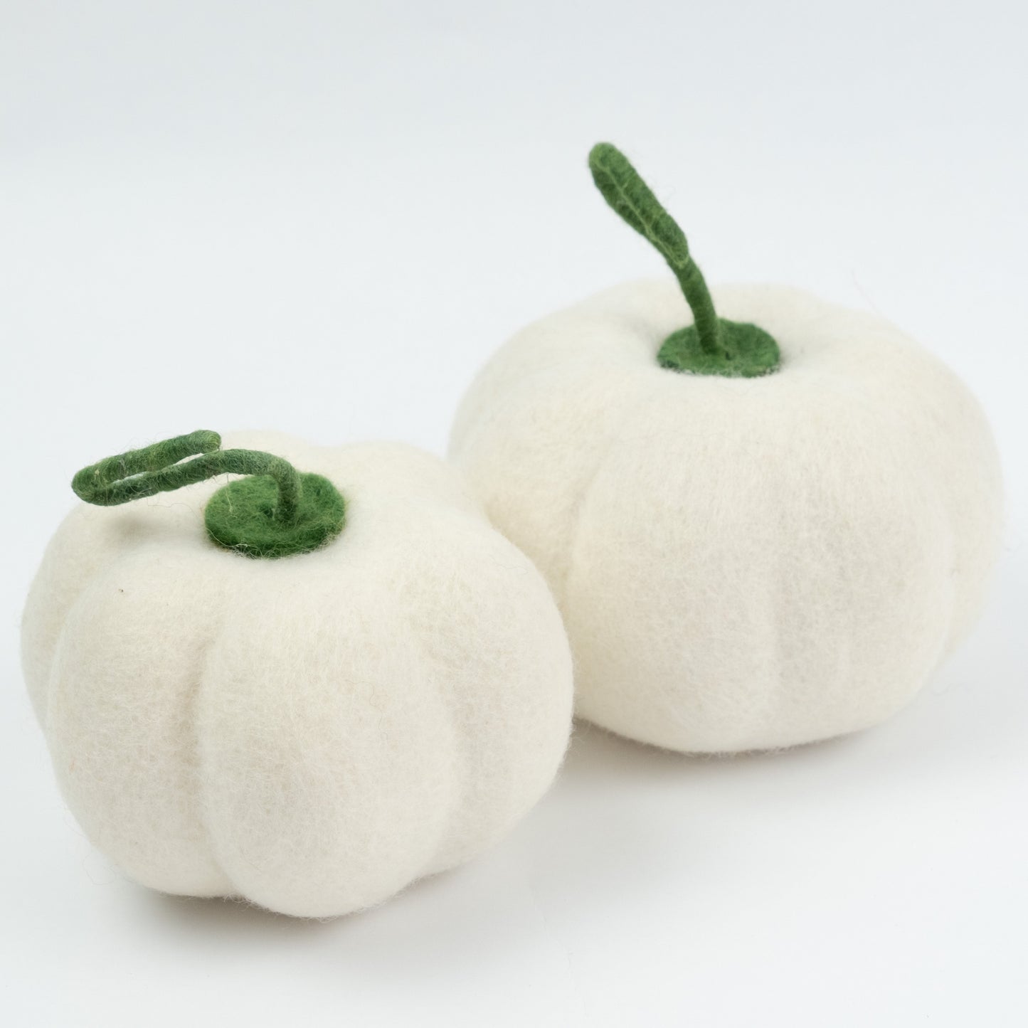 Halloween Decor - Pumpkin - White Ghost - 2 sizes