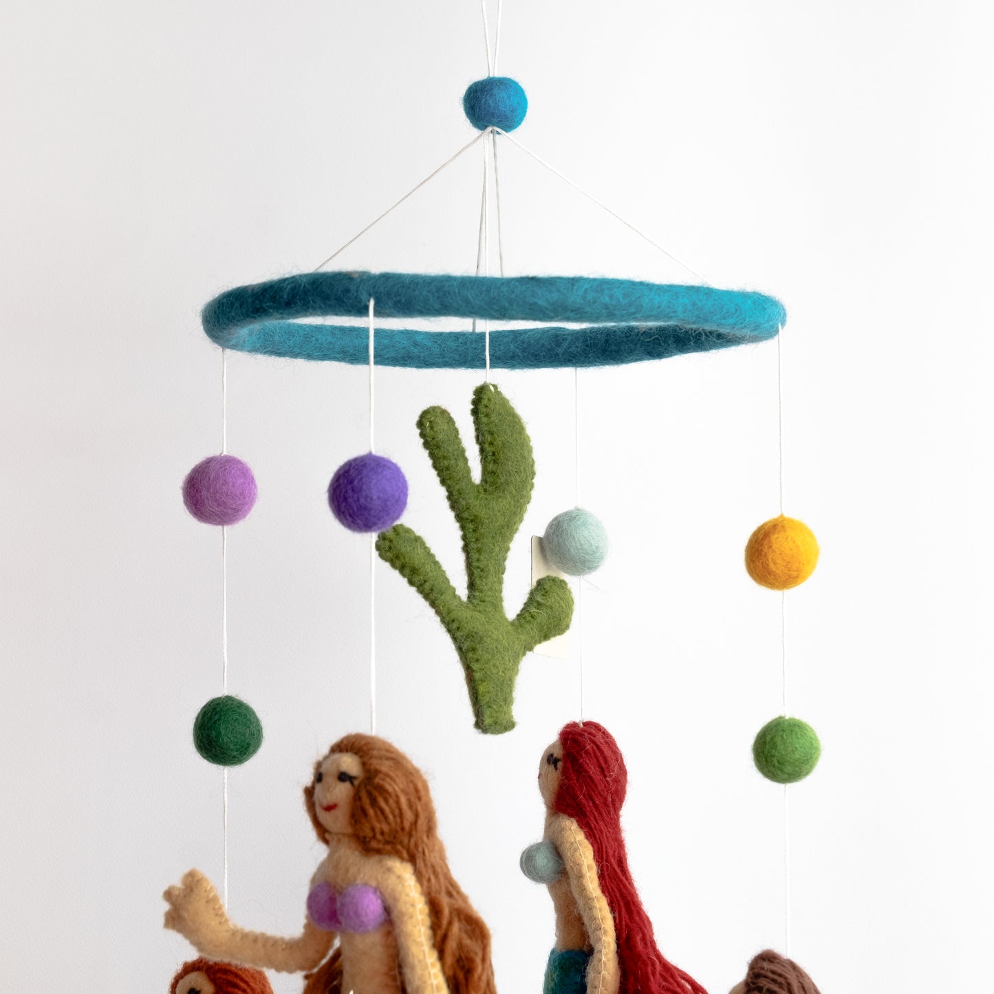 Baby Mobile - Coastal Nursery Décor - Mermaid Under the Sea