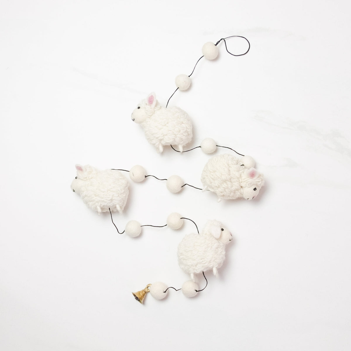 Garland - Wall Décor - White Sheep
