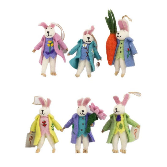 Ornament - Easter Decor - Pastel Bunny Ornament
