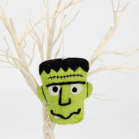 Ornament - Halloween Decor - Frankenstein Head