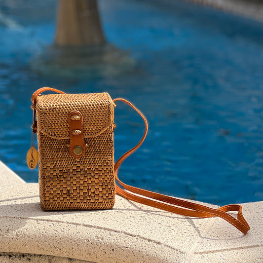 Ata Vine Cell Phone Resort Crossbody Bag
