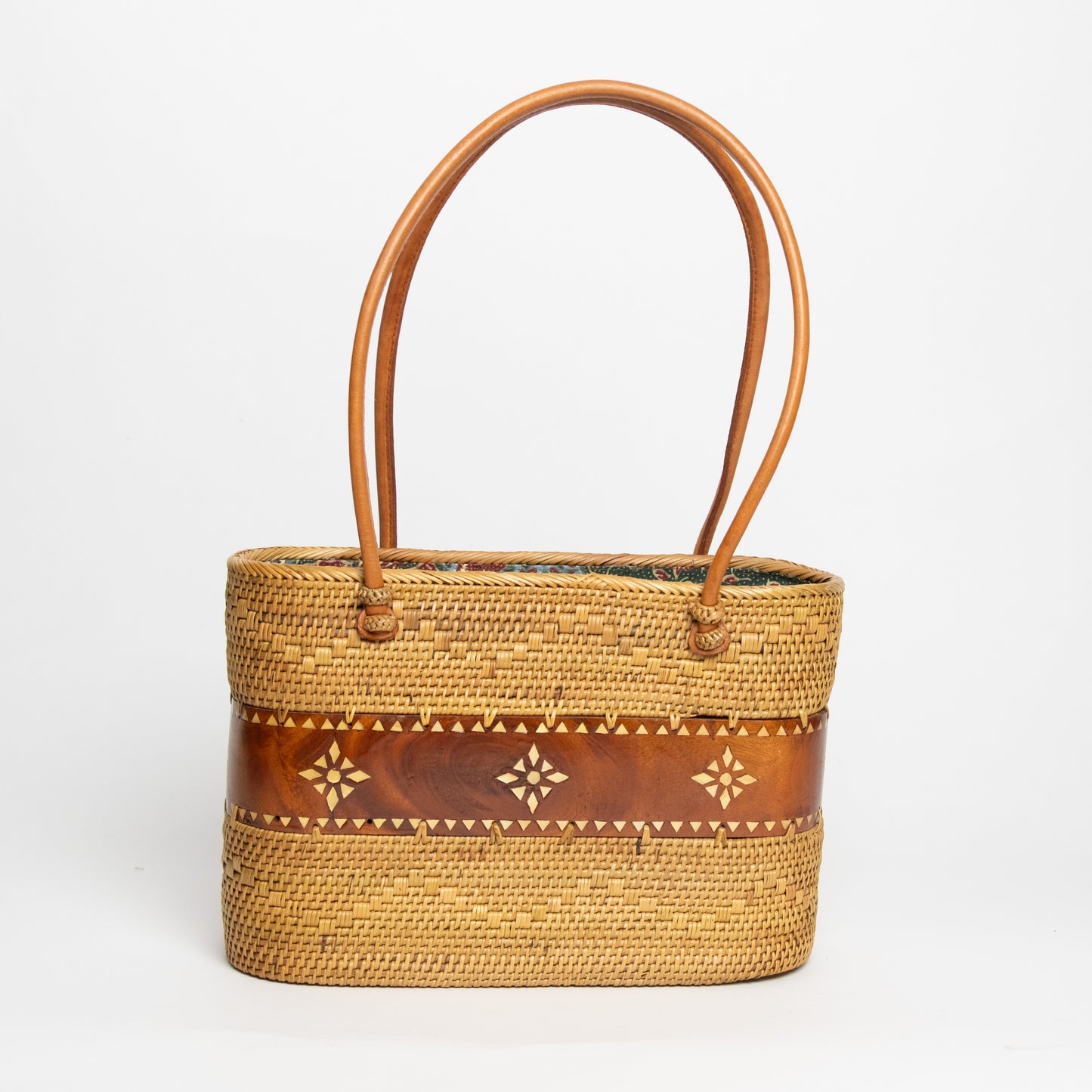 Pre-Order (Ships Oct 15) Ata Vine - Summer Tote with Star Shell Inlay