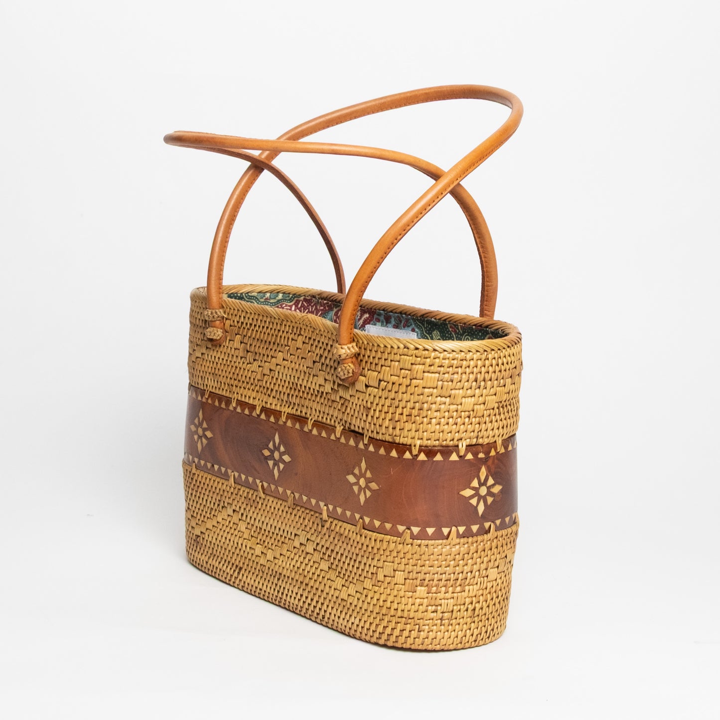 Pre-Order (Ships Oct 15) Ata Vine - Summer Tote with Star Shell Inlay