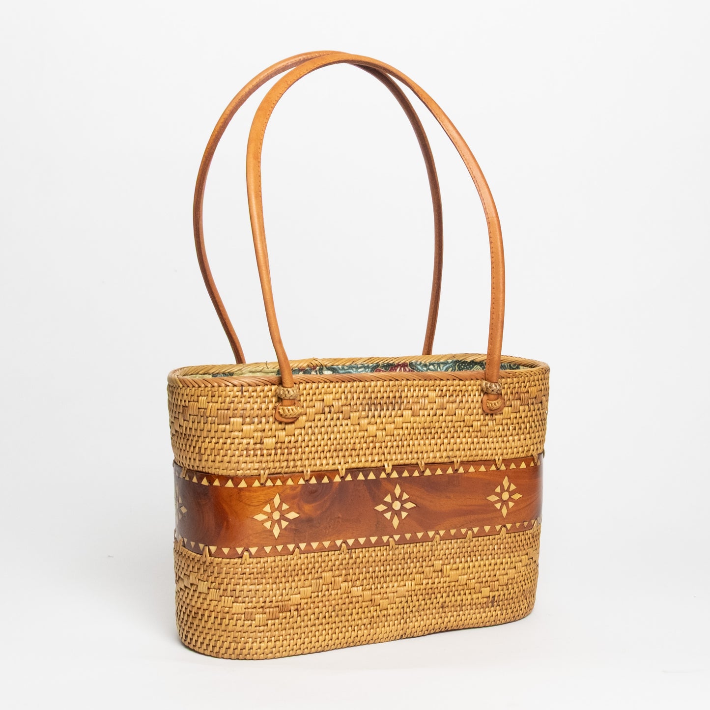 Pre-Order (Ships Oct 15) Ata Vine - Summer Tote with Star Shell Inlay