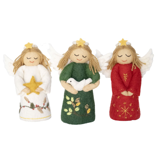 Angel Xmas Tree Topper or Shelf sitter