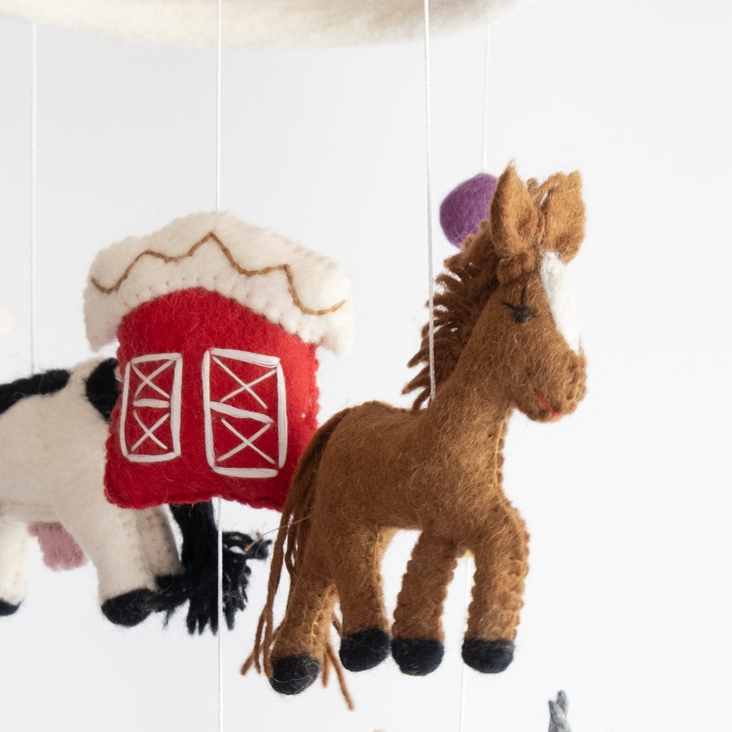Baby Mobile - Nursery Décor - Farm/Red Barn