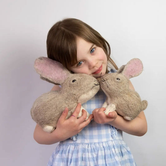 Toys - Bunny Rabbit - Brown - Small and Large