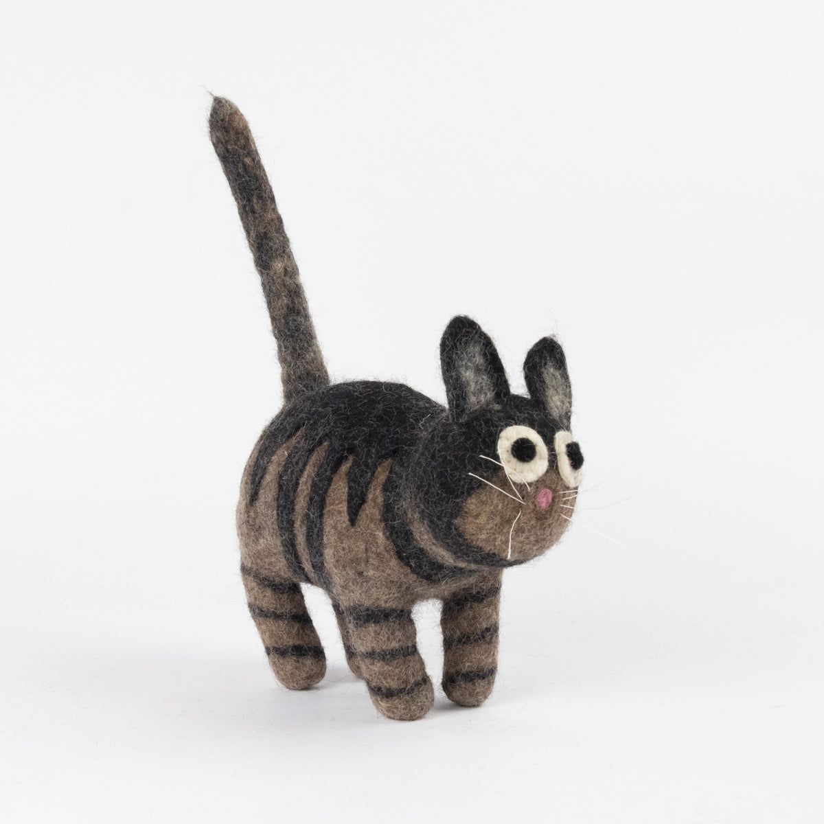 Toys - Cat - Black and Gray Striped