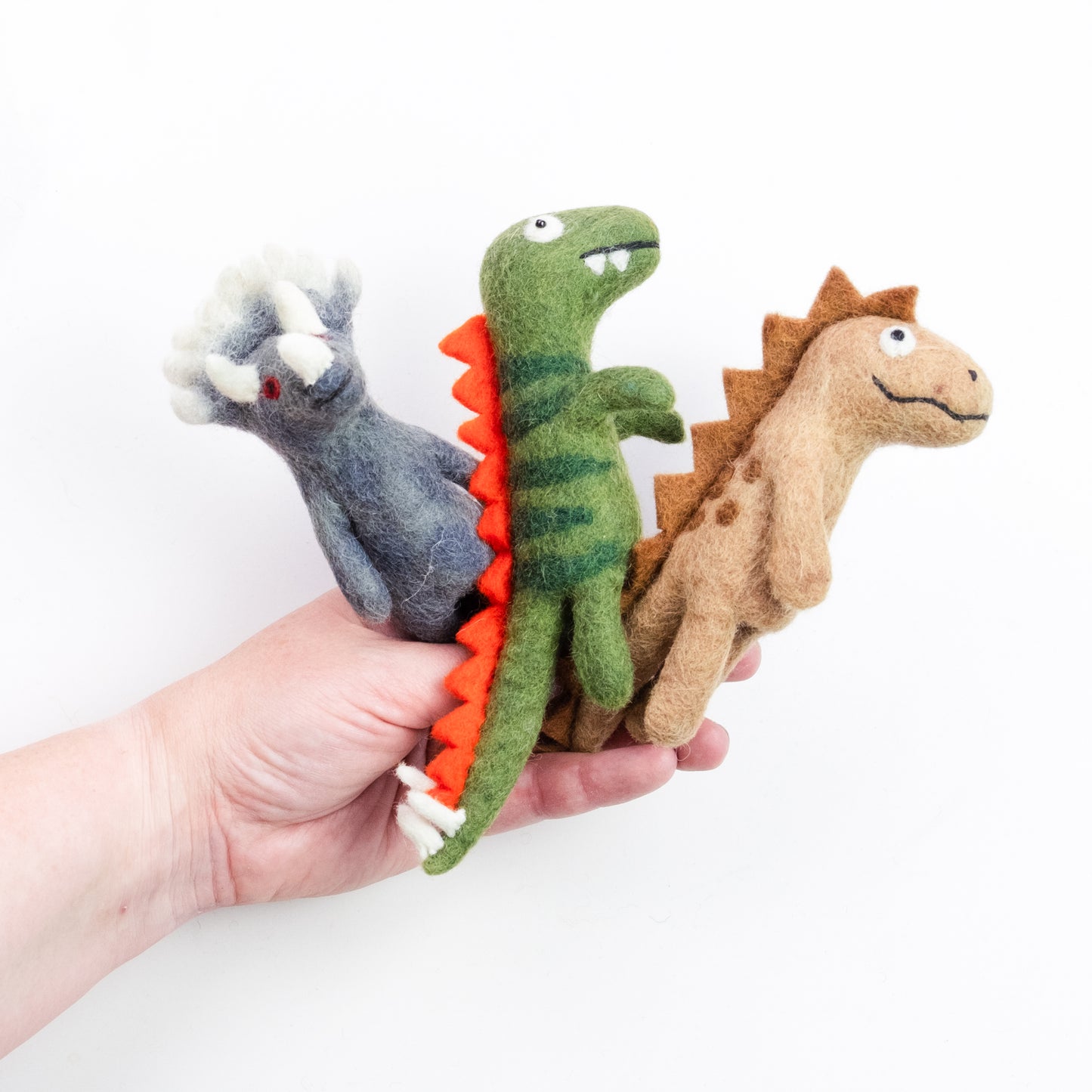 Finger Puppets - Sensory Play - Dinosaur - Assorted