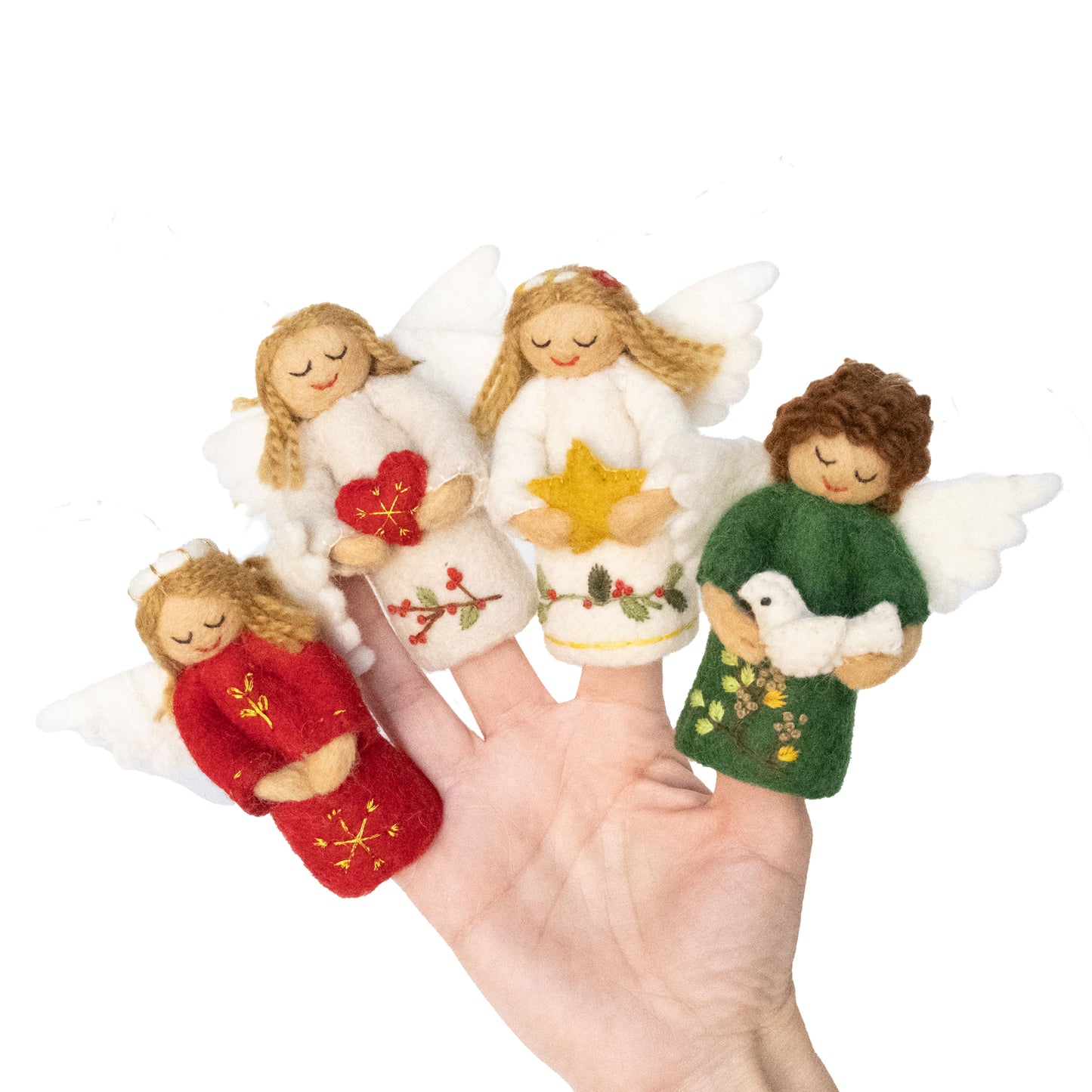 Finger Puppets - Sensory Play - Christmas - Angels
