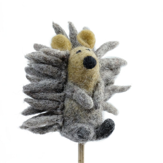 Finger Puppets - Sensory Play - Gray Hedgehog