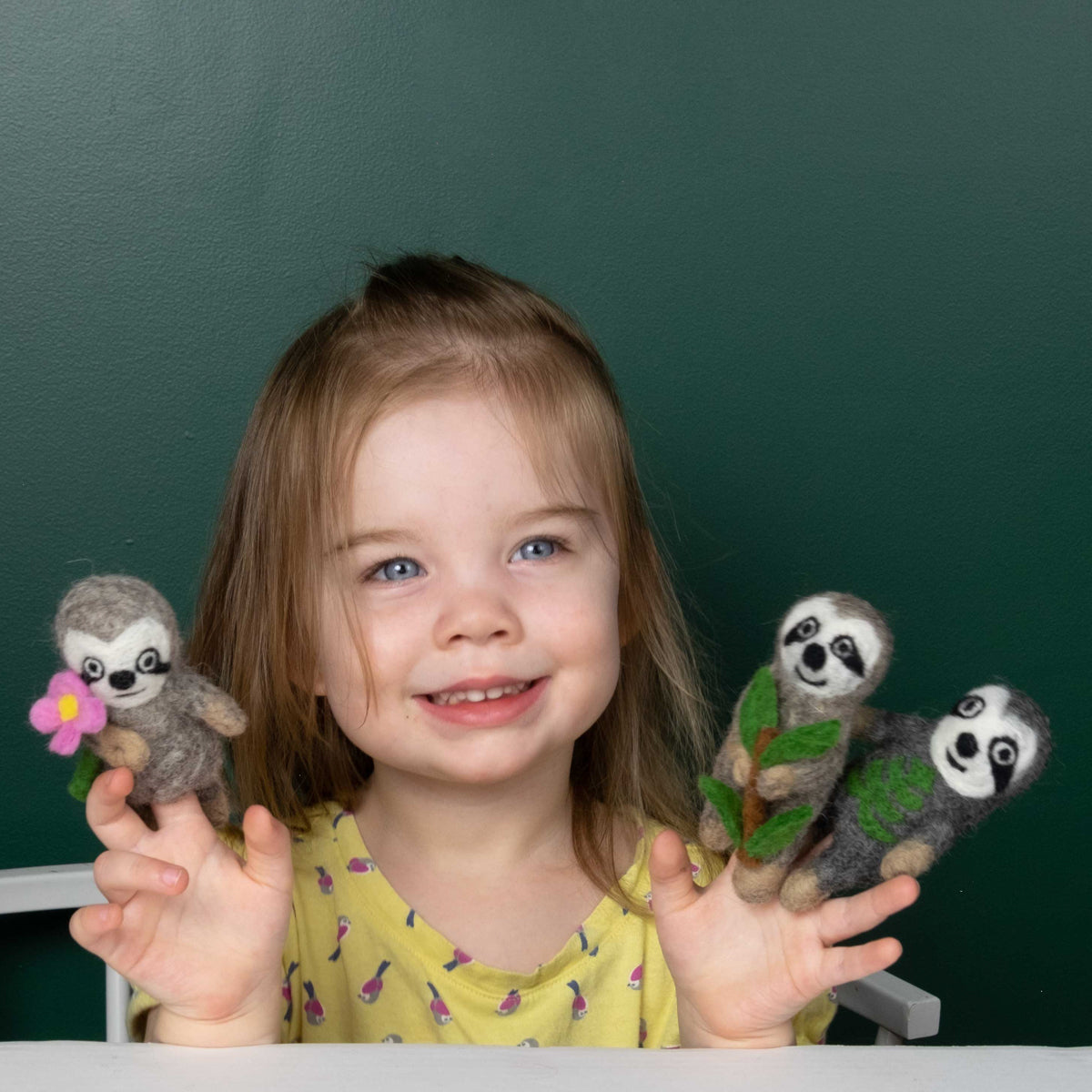 Finger Puppets - Sensory Play - Sloth
