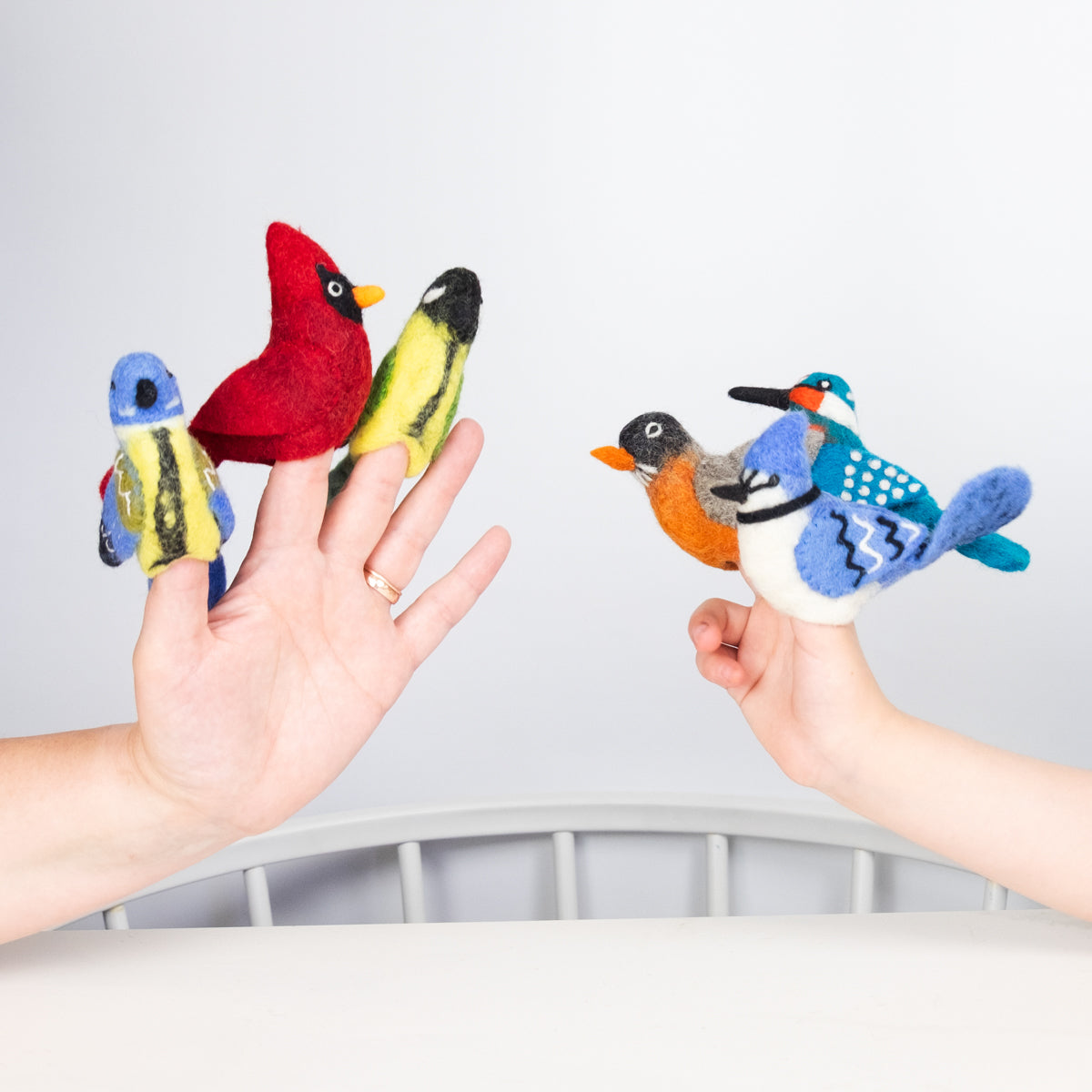 Finger Puppets - Sensory Play - Birds - Assorted