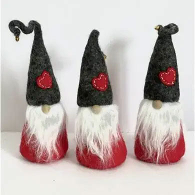 Christmas Decor - Felt Gnome - Red Heart