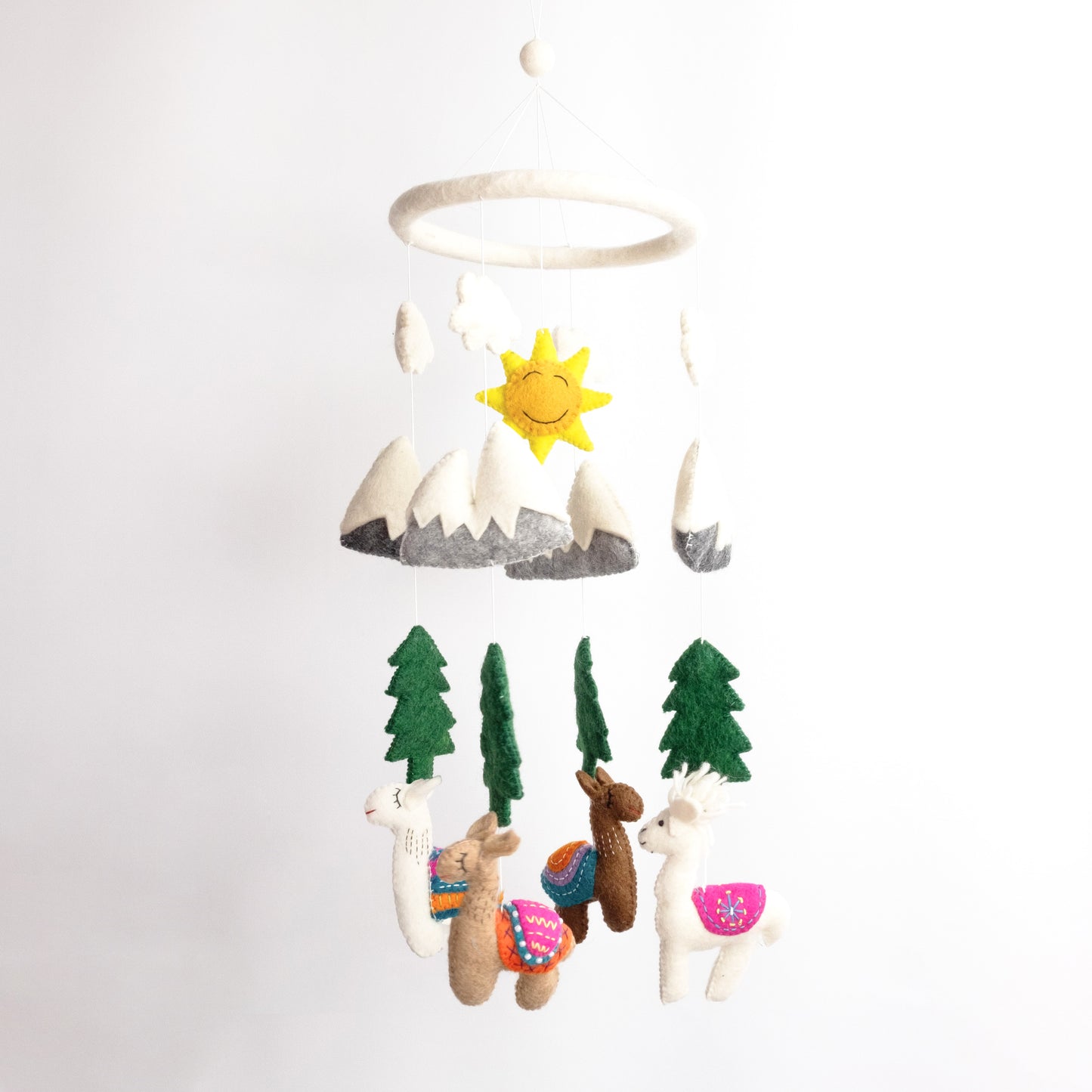 Baby Mobile - Nursery Décor - Llama
