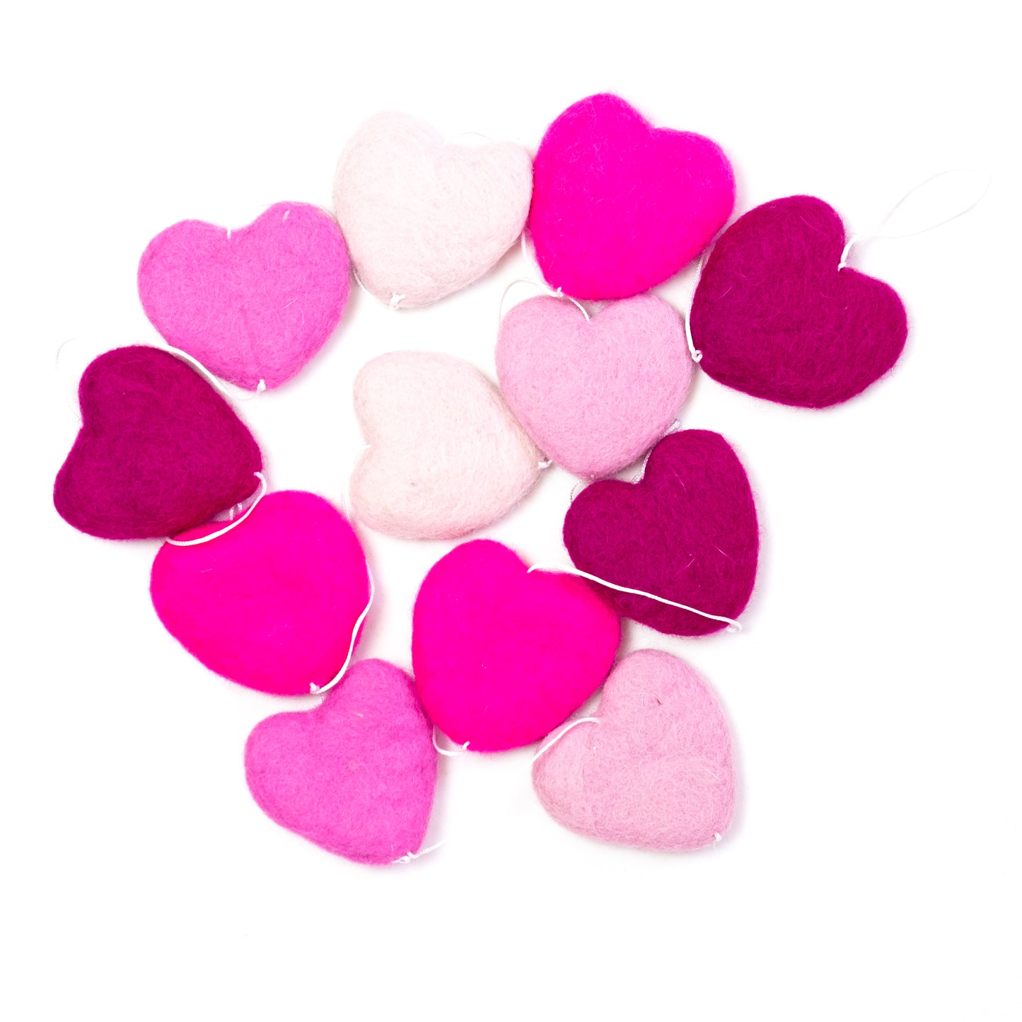 Garland - Wall Décor - Valentine's - Pink Hearts