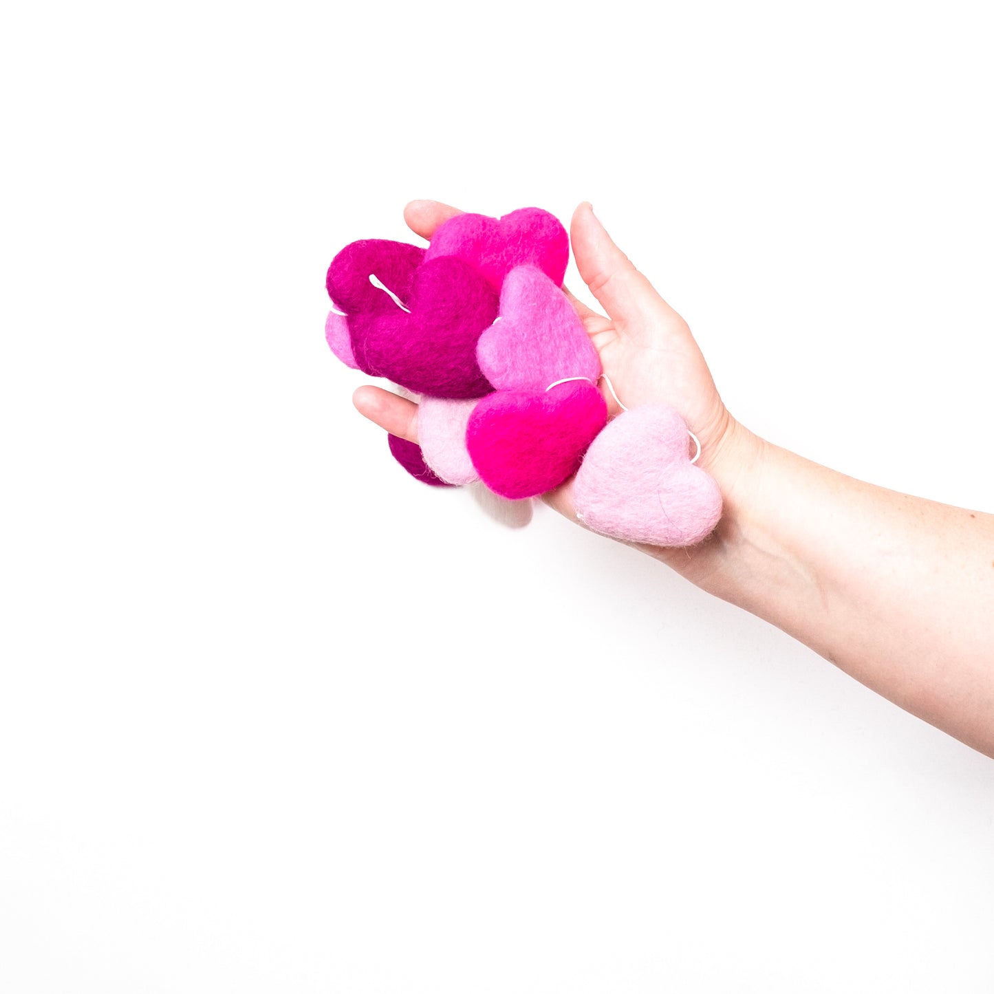 Garland - Wall Décor - Valentine's - Pink Hearts