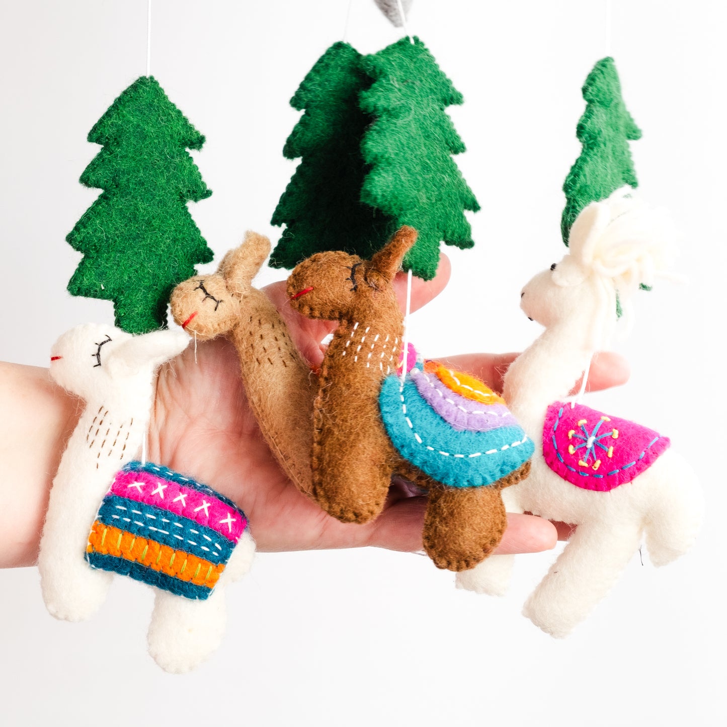Baby Mobile - Nursery Décor - Llama