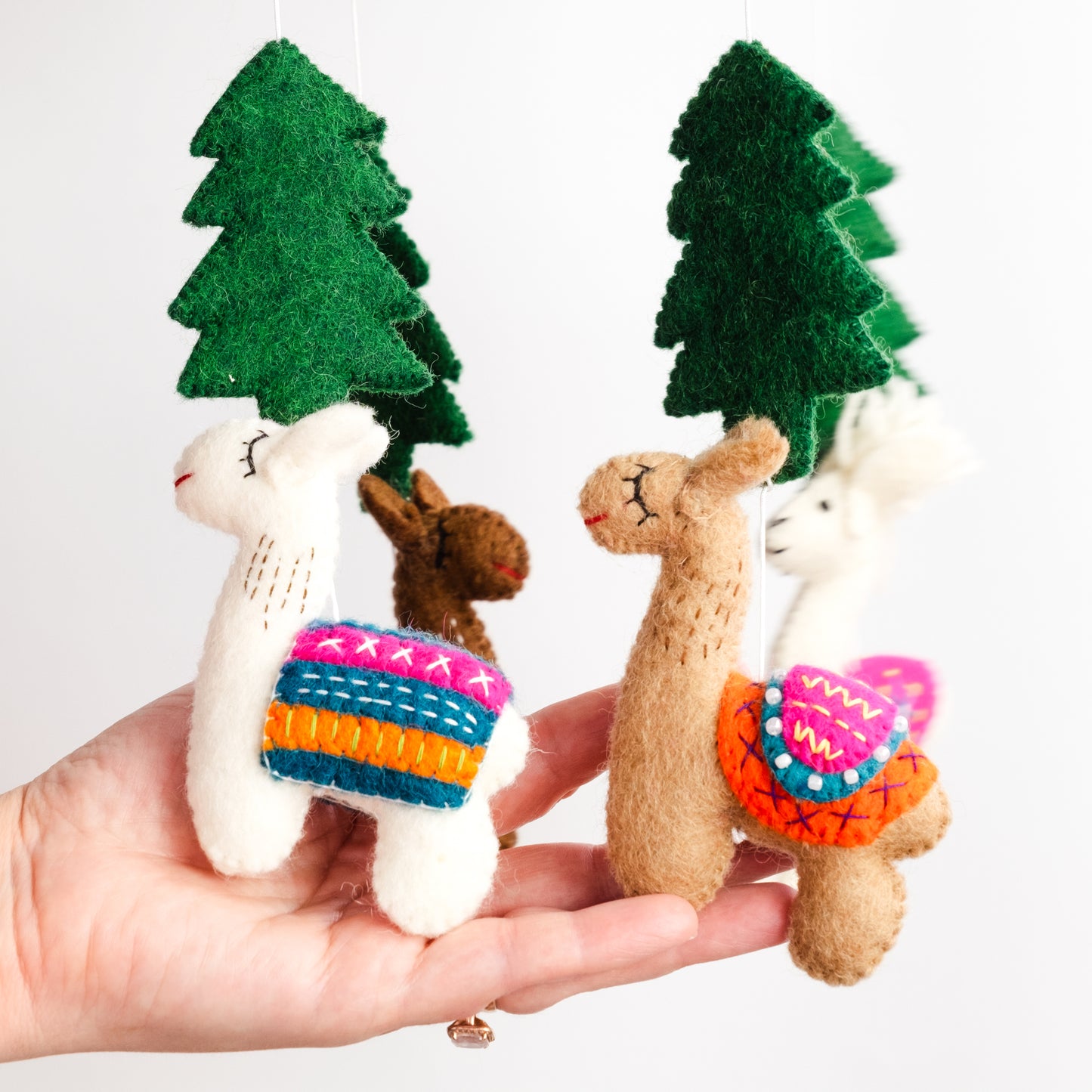 Baby Mobile - Nursery Décor - Llama