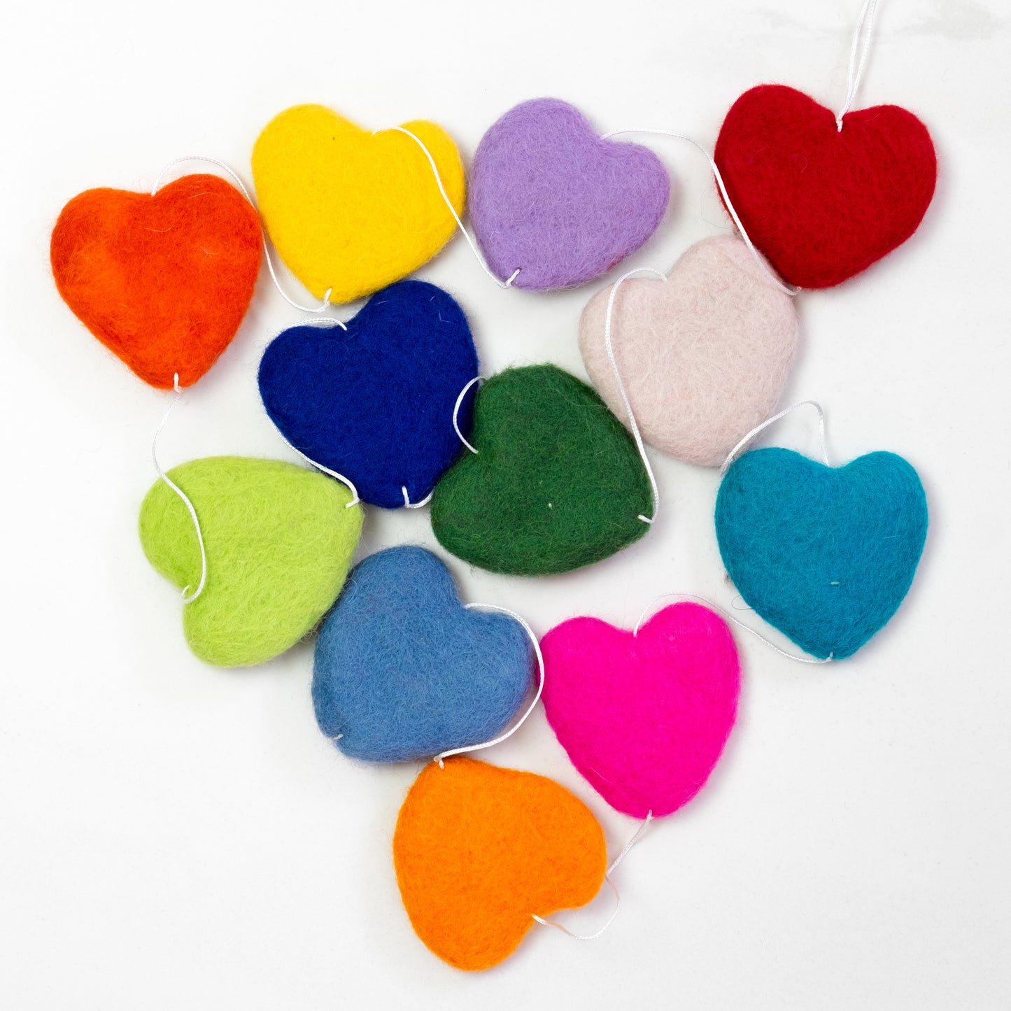 Garland - Wall Décor - Valentine's Multicolor Hearts