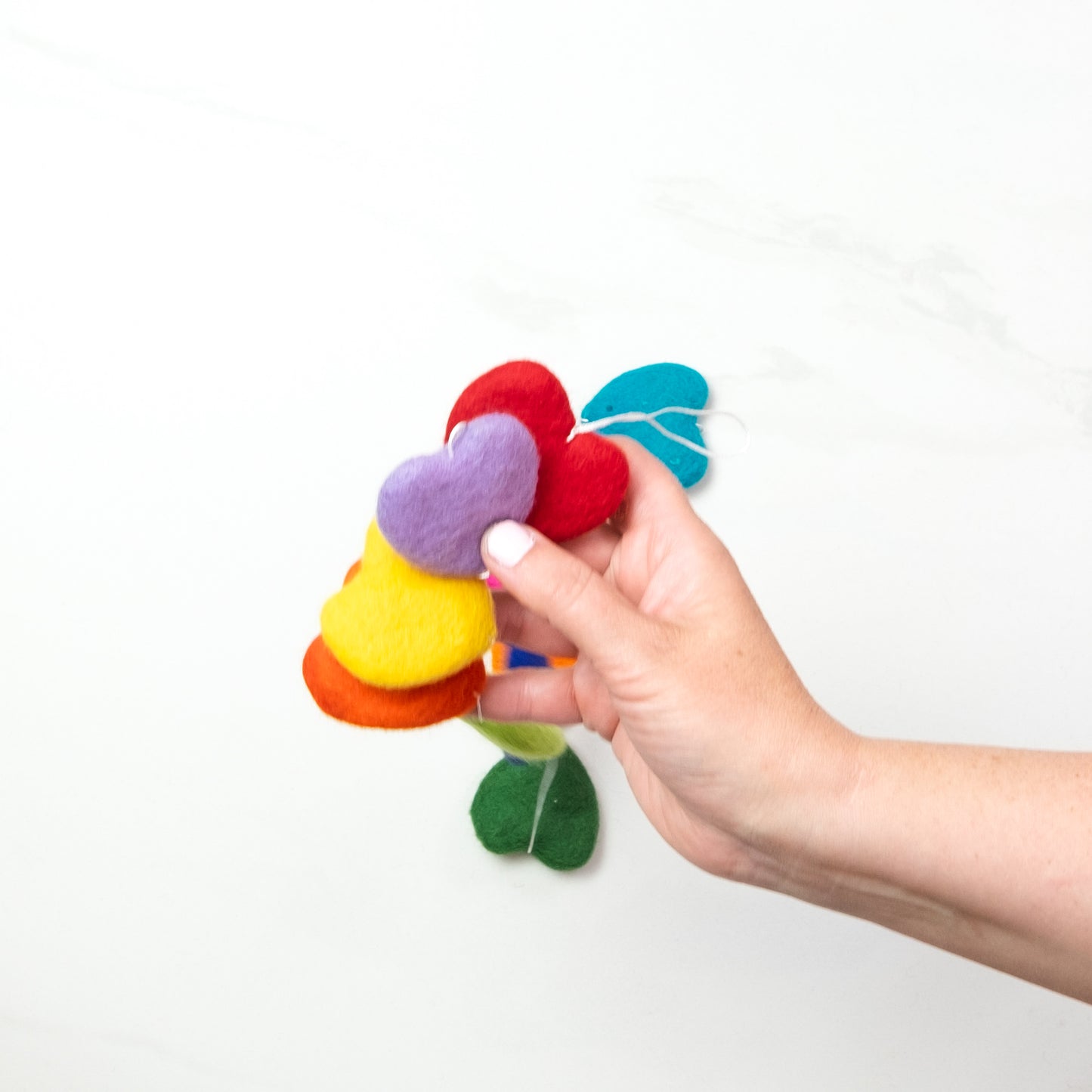 Garland - Wall Décor - Valentine's Multicolor Hearts