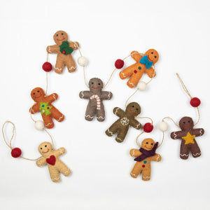 Garland - Christmas Decor - Gingerbread Man