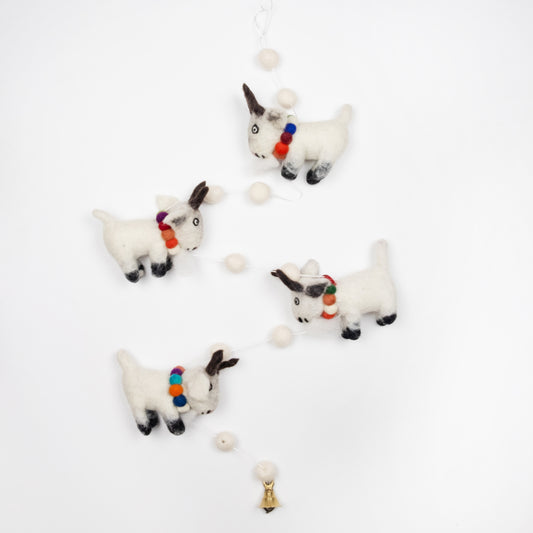 Garland - Wall Décor - Goat with Bell