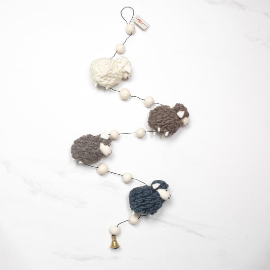 Garland - Wall Décor - Natural Sheep