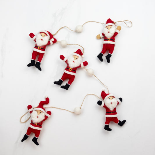 Garland - Christmas Decor - Dancing Santa